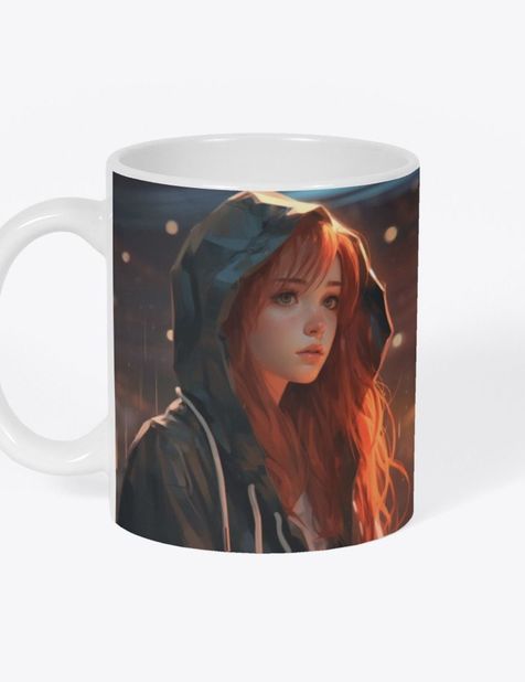 Mug - Jeune femme rousse