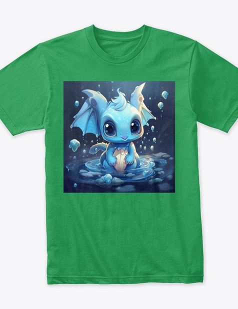 Premium Tee - Bébé dragon aquatique